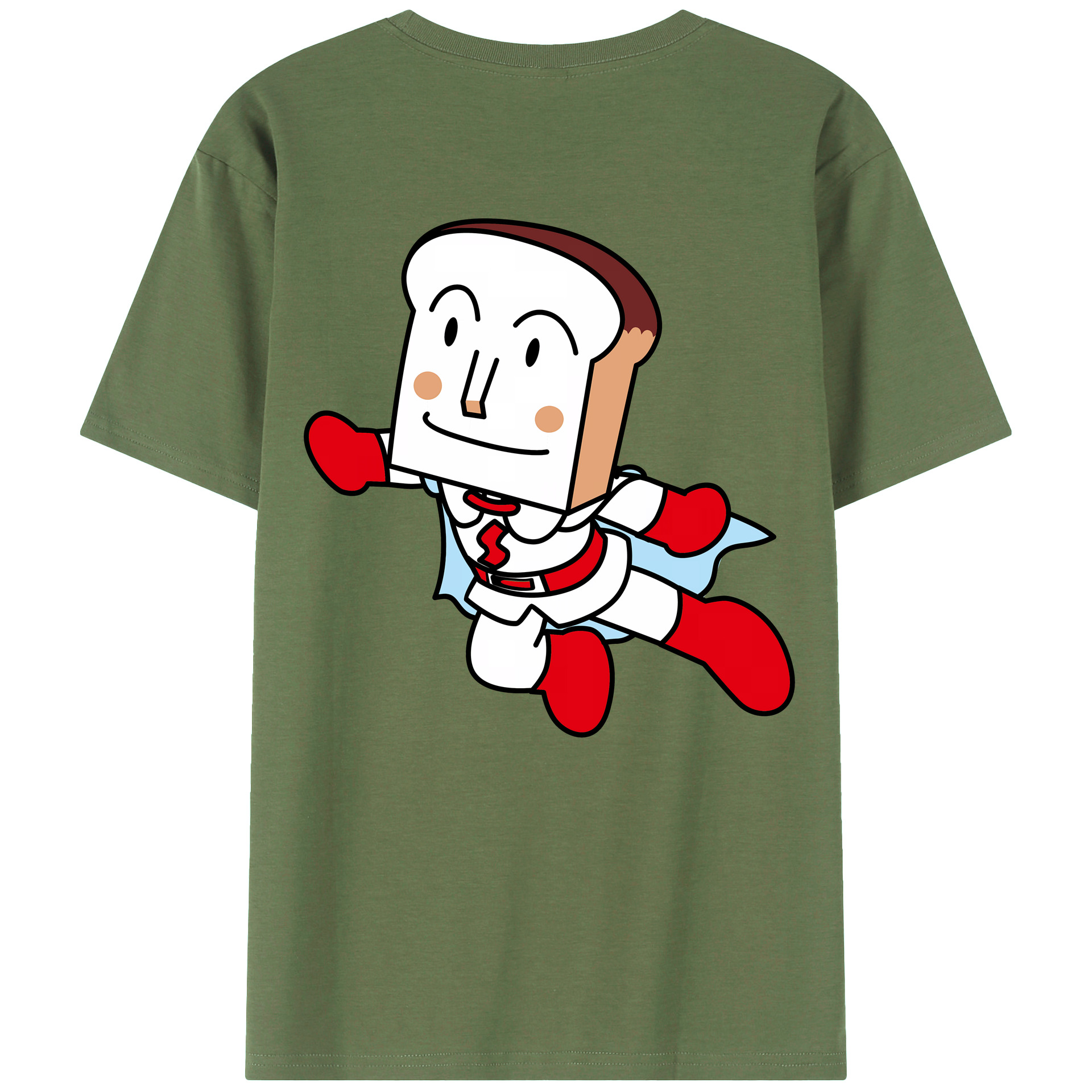 （画像用） アンパンマン Anpanman 綿100％ メンズ半袖Tシャツ（バックプリント） 通気性